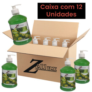 Sabonete Líquido Erva Doce 500ml Caixa Com 12 Unidades Zellux
