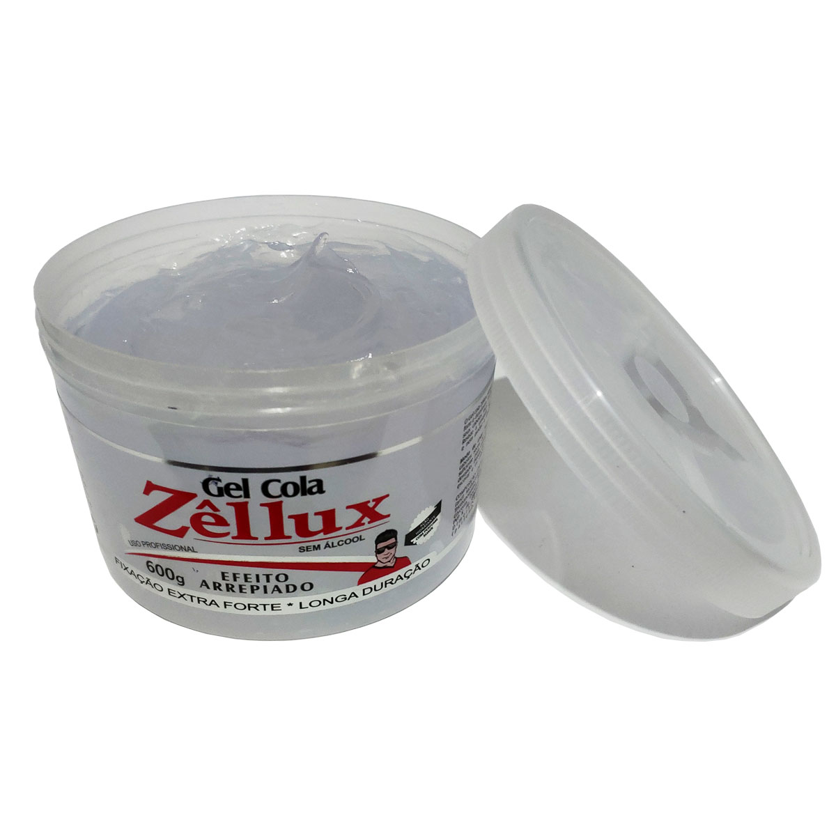 Gel Cola Efeito Arrepiado Extra Forte 600G 1 Unidade Zellux