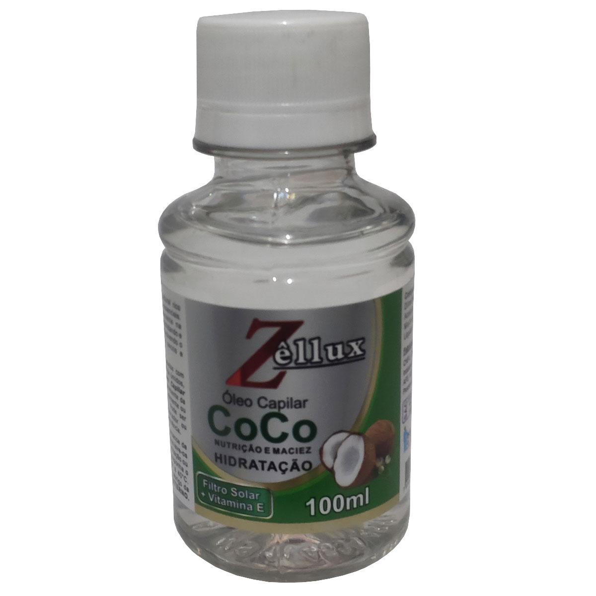 Oleo Capilar Coco Hidratação 100ML 1 Unidade Zellux